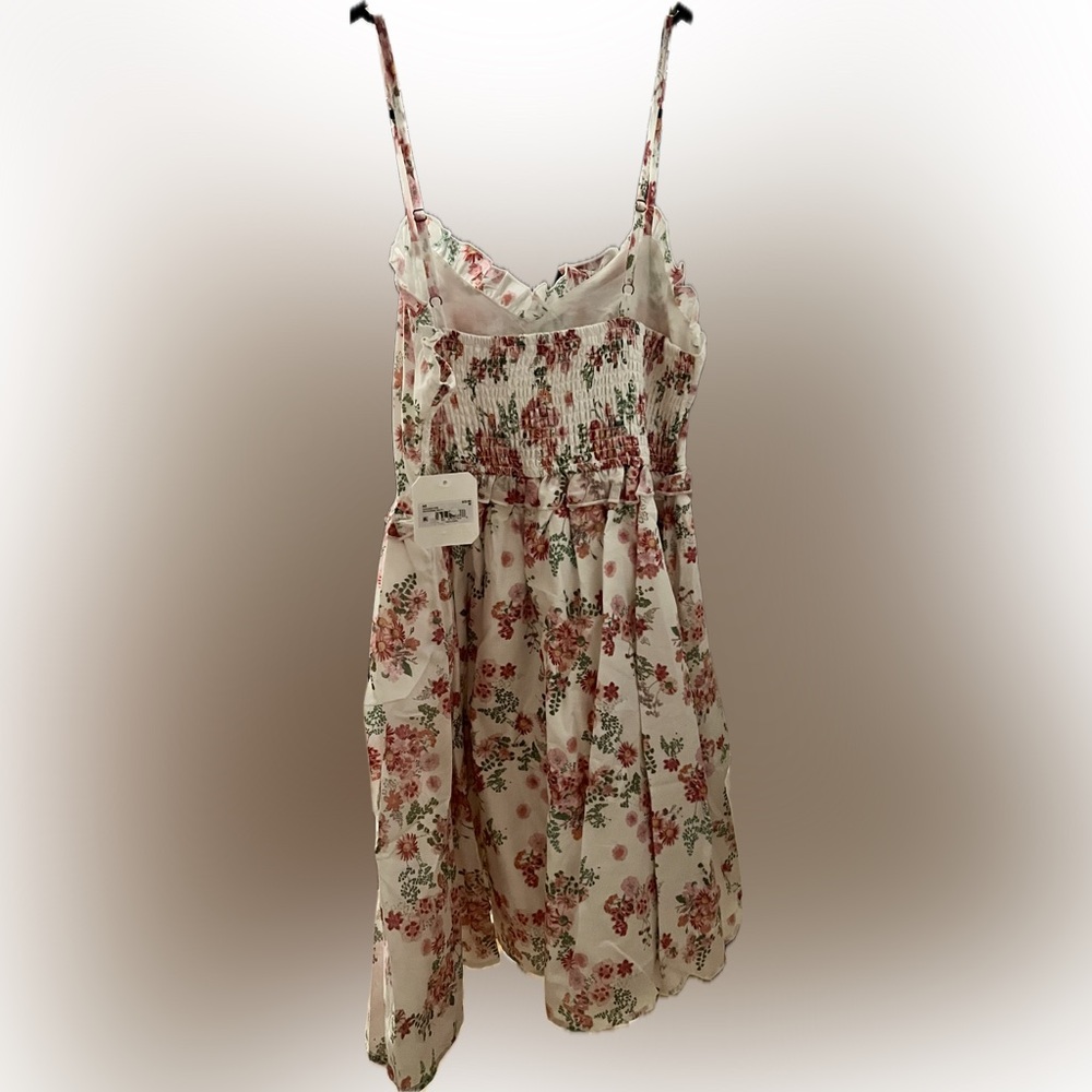 Altar'd State Pink and Green Floral Dress - Picture 2 of 3